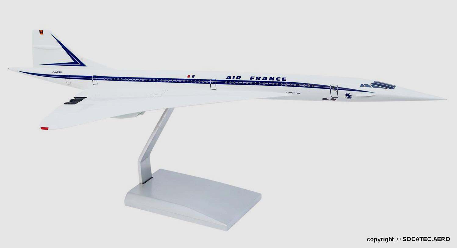 Maquette AIR FRANCE CONCORDE F-WTSB au 1/100