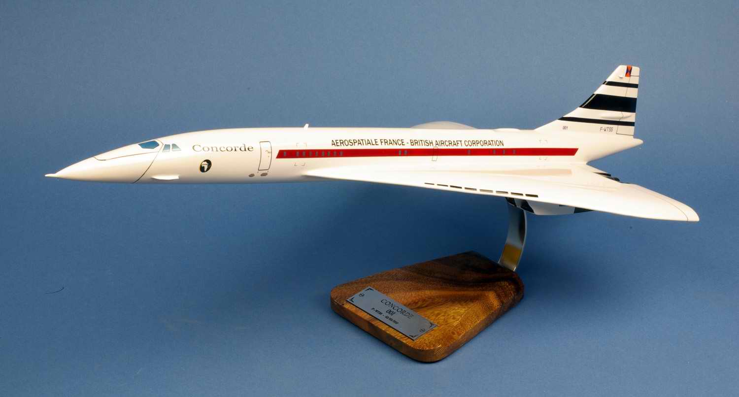 Maquette Avion Supersonique Concorde 001 F-WTSS