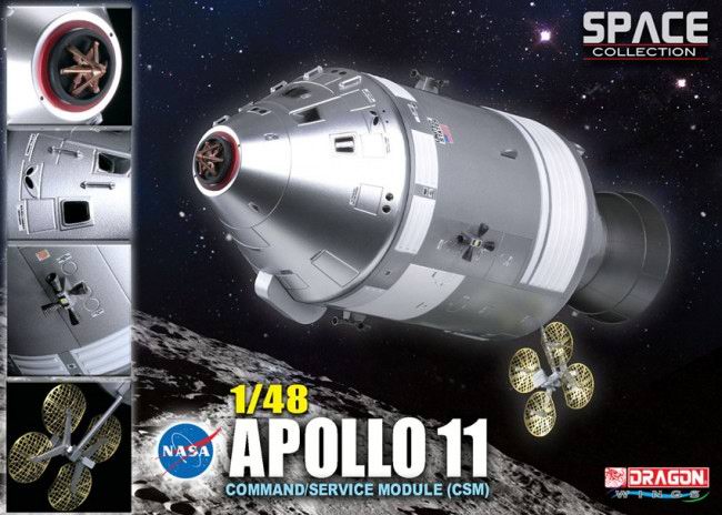 Maquette Module de Commande et de Service Apollo 11 1/48 Dragon