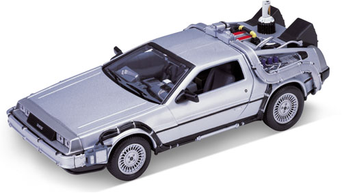 Voiture DELOREAN 2 Retour vers le futur n°2 en Métal au 1/24