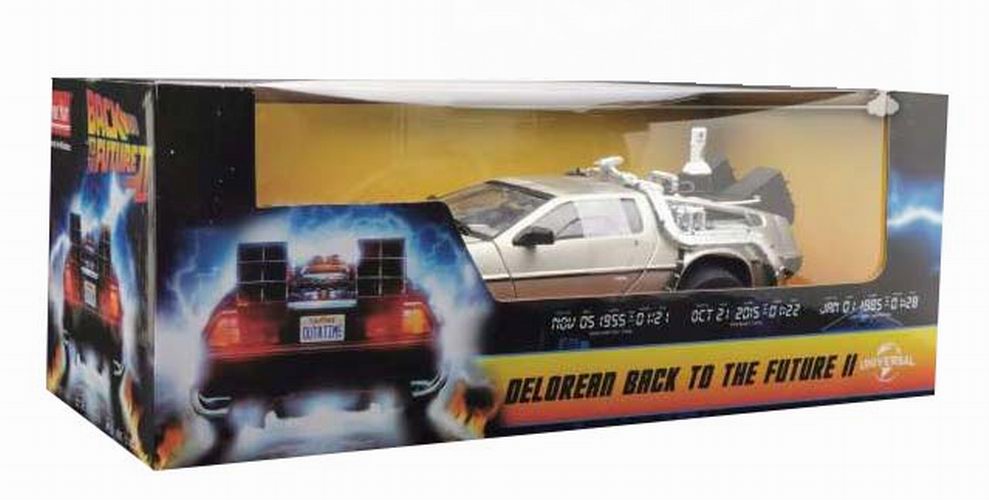 Voiture Delorean2 retour vers le future 1/18
