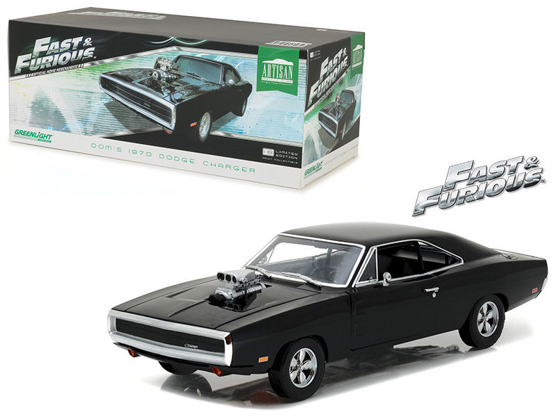 Voiture Dodge Charger Hemi 1970 Fast and Furious Die Cast - 1/18ème