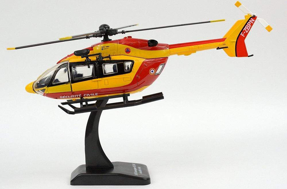 maquette Hélicoptère EC-145 pompier 1/43