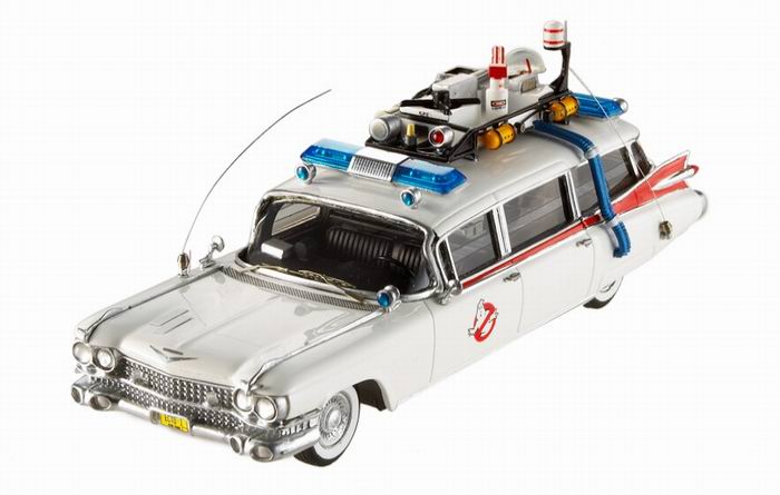 Véhicule Cadillac 1959 Ghostbusters ECTO 1 Ambulance du Film S.O.S. Fantômes Métal au 1/43 Hot Wheels Mattel