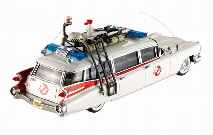 Véhicule Cadillac 1959 Ghostbusters ECTO 1 Ambulance du Film S.O.S. Fantômes Métal au 1/43 Hot Wheels Mattel