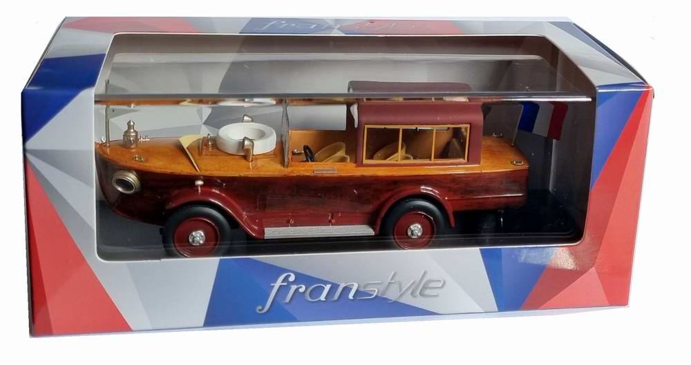 Miniature PEUGEOT177 voiture bateau 1925 AVEC CABINE