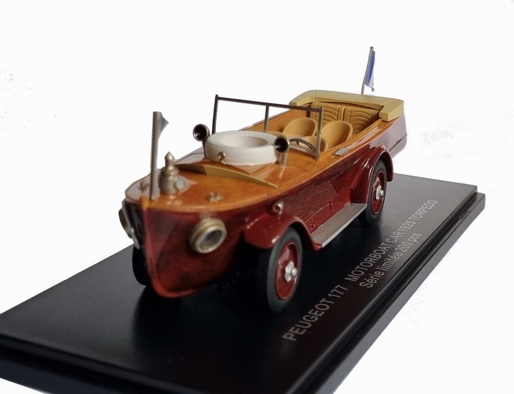 Voiture PEUGEOT 177 MOTORBOAT CAR 1925 Torpedo