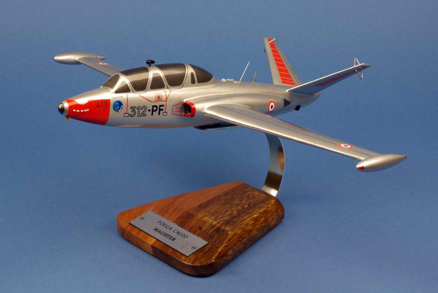 Maquette Avion Fouga Magister CM.170 GI312 Salon de Provence