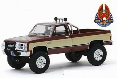 Voiture miniature GMC Chevrolet Pick-Up Sierra K2500 L’Homme Qui Tombe à Pic Colt Seavers Stuntman Association 1/64 Greenlight