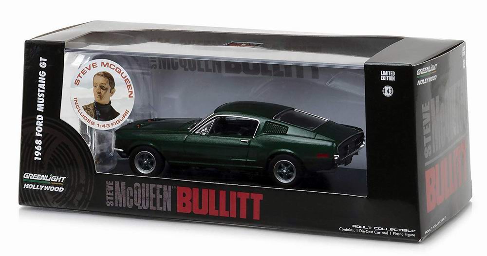 Voiture miniature Ford Mustang GT390 1968 Bullitt 1/43