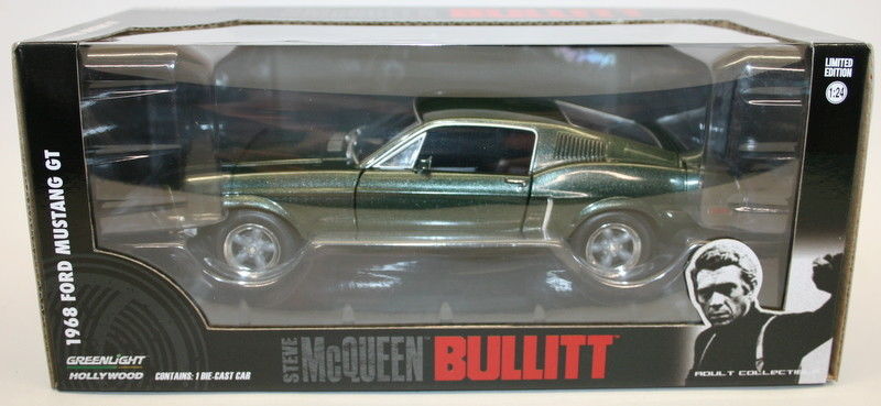 Voiture métal Ford Mustang GT Fast Back Bullitt 1/24