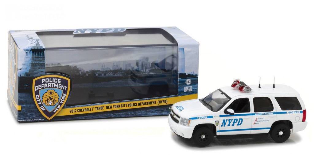 Véhicule CHEVROLET Tahoe 2012 NYPD NEW YORK POLICE DEPARTMENT 1/43