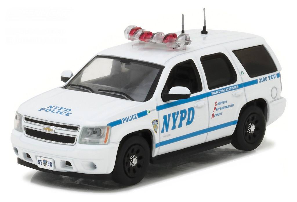 Voiture CHEVROLET Tahoe 2012 NYPD NEW YORK POLICE DEPARTMENT 1/43