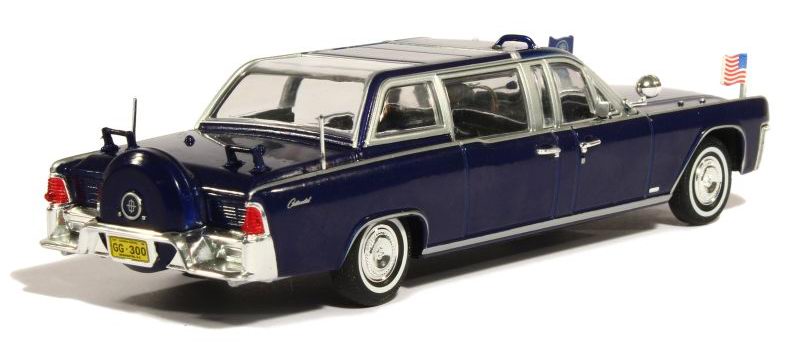 Lincoln CONTINENTAL SS-100-X Voiture Présidentielle JFK Kennedy 1/43 