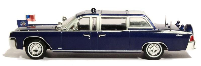 Lincoln CONTINENTAL SS-100-X 1961 Voiture Présidentielle JFK Kennedy 1/43 