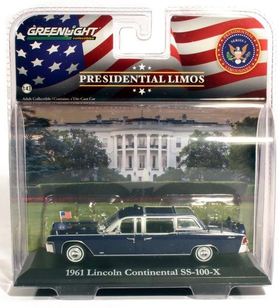 Lincoln CONTINENTAL SS-100-X Voiture Présidentielle JFK Kennedy 1/43 