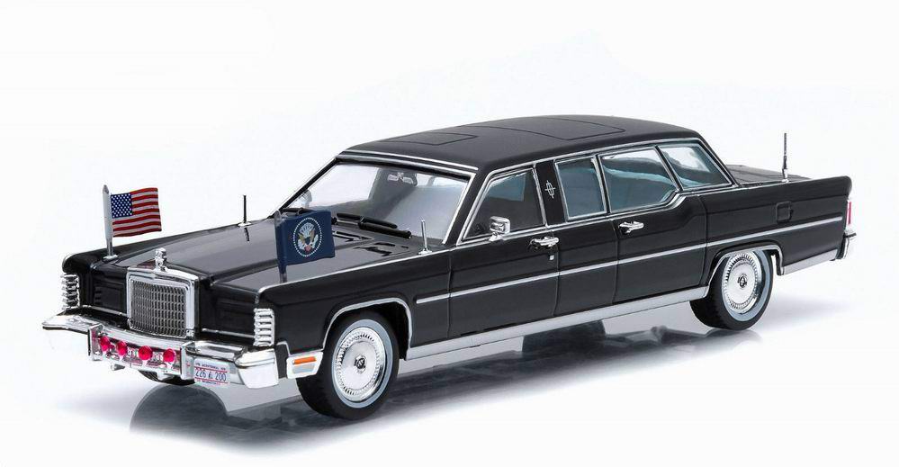 Limousine Lincoln Continental de 1972 Voiture Présidentielle Gerald Ford 1/43