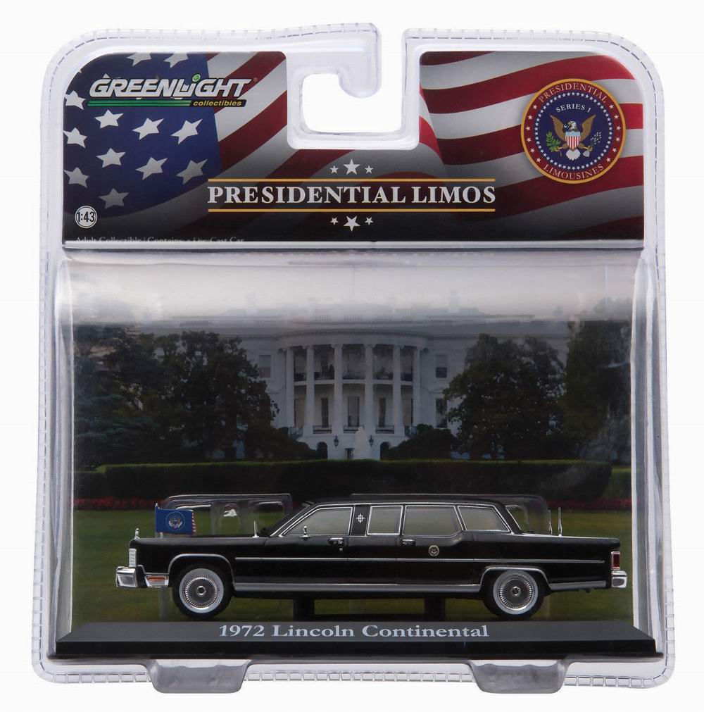 Limousine Lincoln Continental de 1972 Voiture Présidentielle Gerald Ford 1/43 
