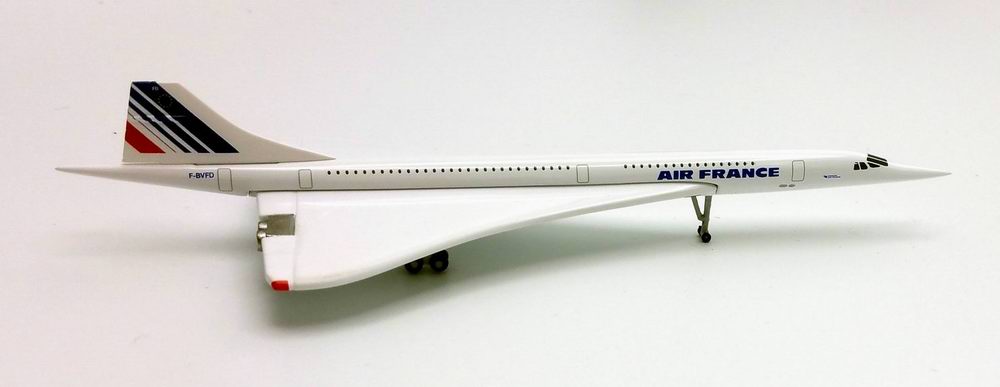 Maquette métal concorde Air France au 1/500 F-BVFD