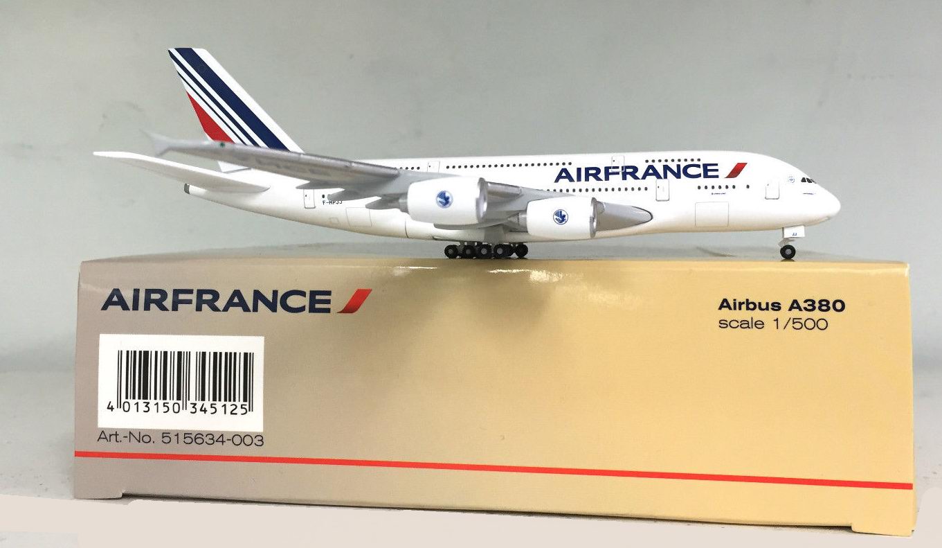 Maquette Airbus A 380-800 Air France 1/500