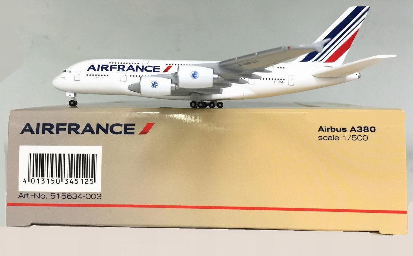 Maquette Airbus A380-800 Air France 1/500