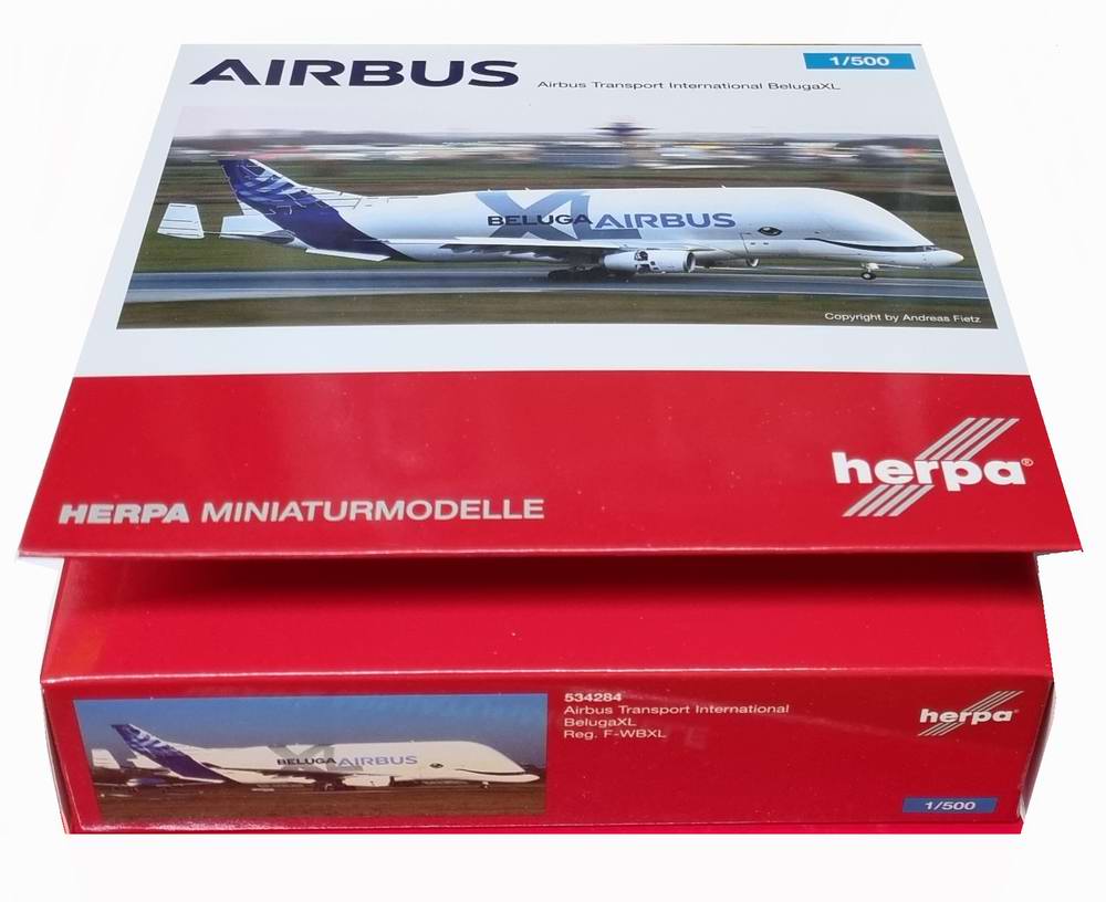 Maquette AIRBUS A330-700L Beluga XL AIRBUS INDUSTRIES 1/500