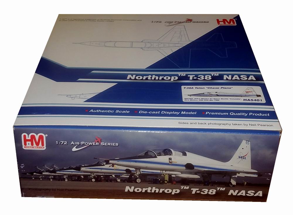 MAQUETTE Avion d’Entrainement Supersonique Northrop T-38 Talon Chase Plane Mission STS-3 Navette Spatiale Columbia New Mexico 1982 1/72