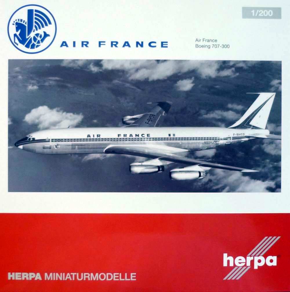 Maquette BOEING 707-320 AIR FRANCE F-BHSB Chateau de Chambord 1/200