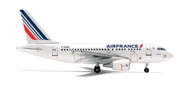 AIRBUS A318 AIR FRANCE nouvelles couleurs 2009 1/400