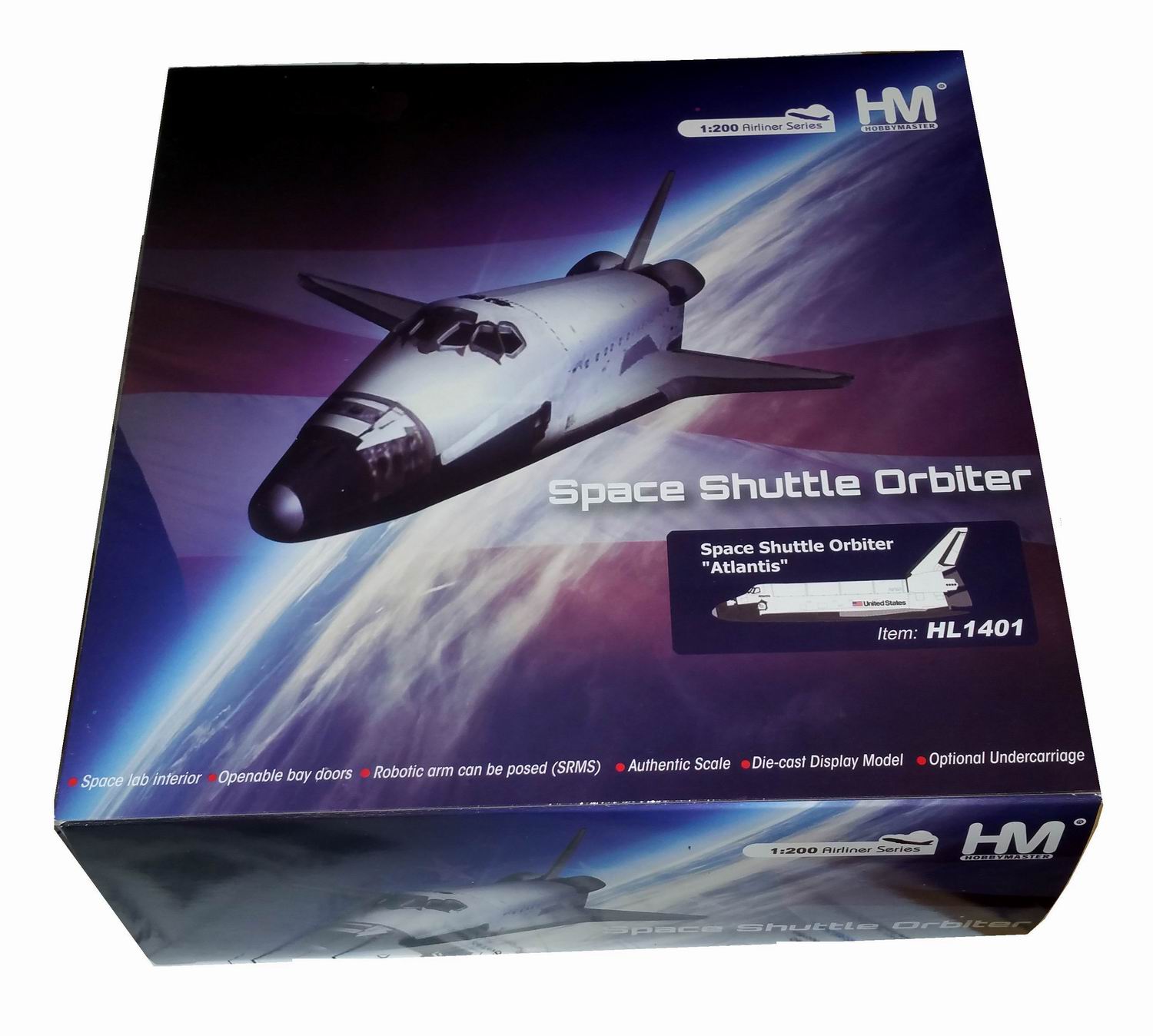 Maquette Navette Spatiale Américaine Orbiter Atlantis 1/200
