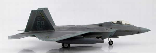 Maquette avion LOCKHEED F-22A Raptor USAF 412th TW, 411th FLTS 2013 1/72