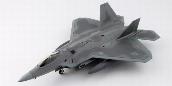 Maquette avion LOCKHEED F-22A Raptor USAF 412th TW, 411th FLTS 2013 1/72