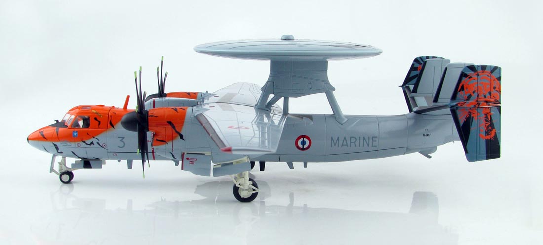 Maquette avion Grumman E2C Hawkeye Flottille 4F Aéronavale Française Tiger Meet 2016 au 1/72 1/72