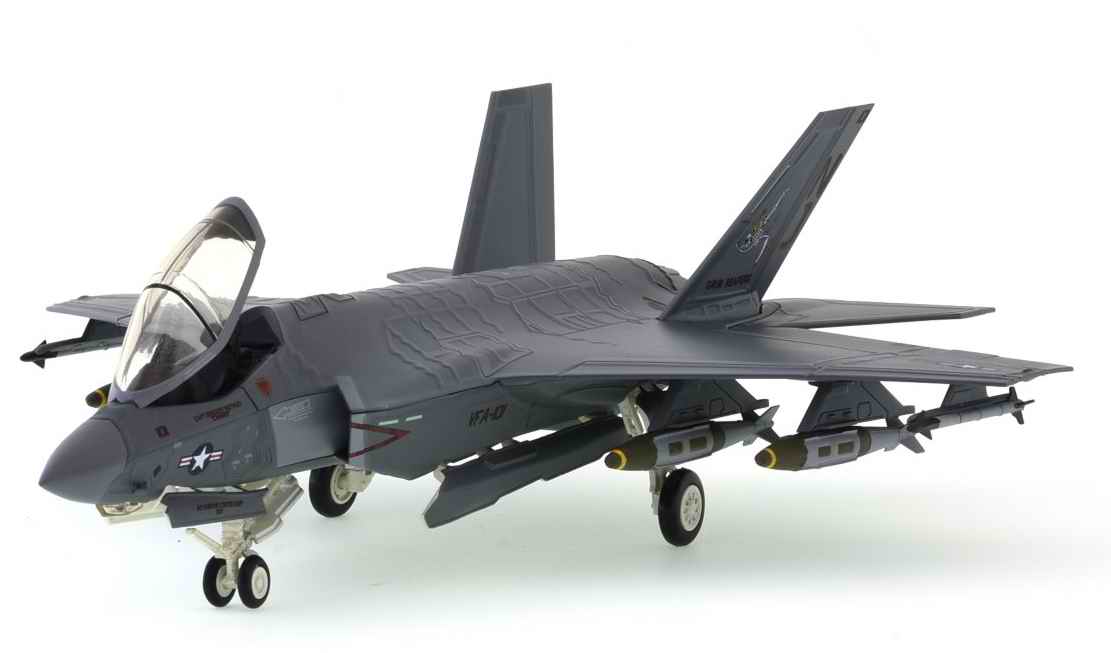 Maquette avion LOCKHEED F-35C Lightning II VFA-101 Grim Reapers US Navy 1/72