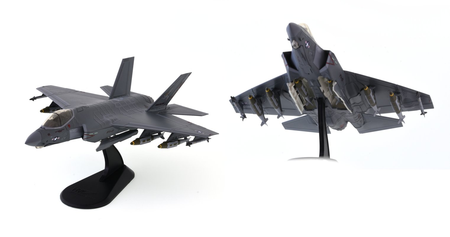 Maquette avion LOCKHEED F35C Lightning II VFA-101 Grim Reapers US Navy 1/72