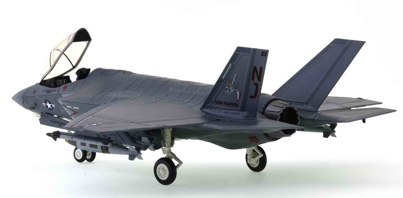 Maquette avion LOCKHEED F35C Lightning II VFA-101 Grim Reapers US Navy 1/72