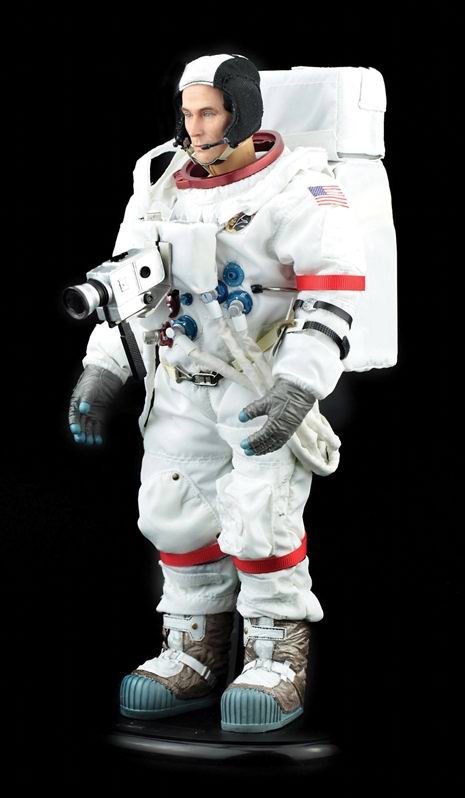 Figurine Astronaute Capitaine Eugene Andrew Gene Cernan Apollo 17 Dernier Homme Sur La Lune 1/6 30cm