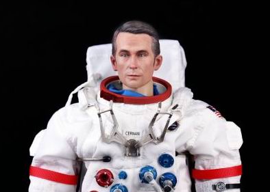 Figurine Astronaute Capitaine Eugene Andrew Gene Cernan Apollo 17 Dernier Homme Sur La Lune 1/6 30cm