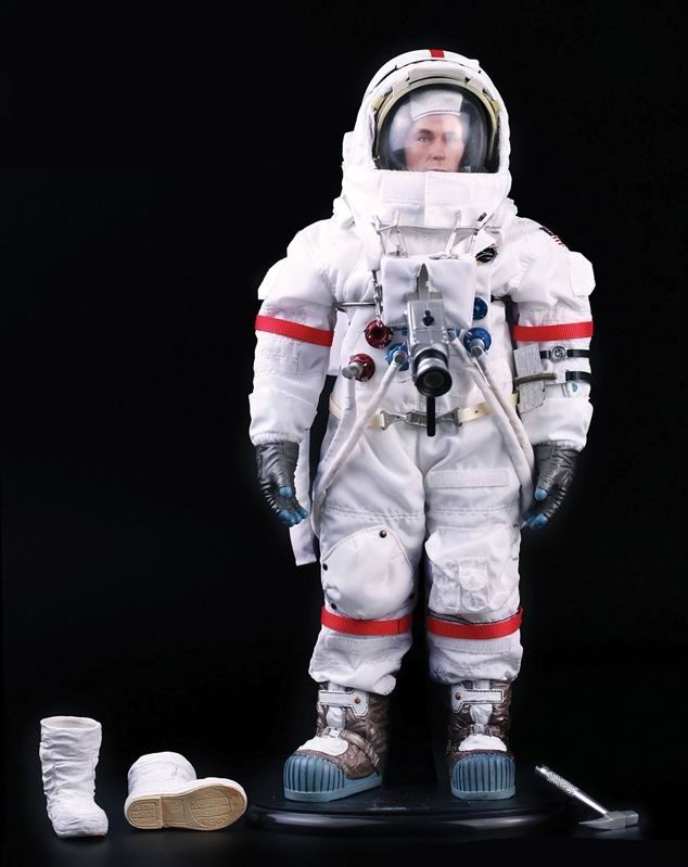 Figurine Astronaute Capitaine Eugene Andrew Gene Cernan Apollo 17 Dernier Homme Sur La Lune