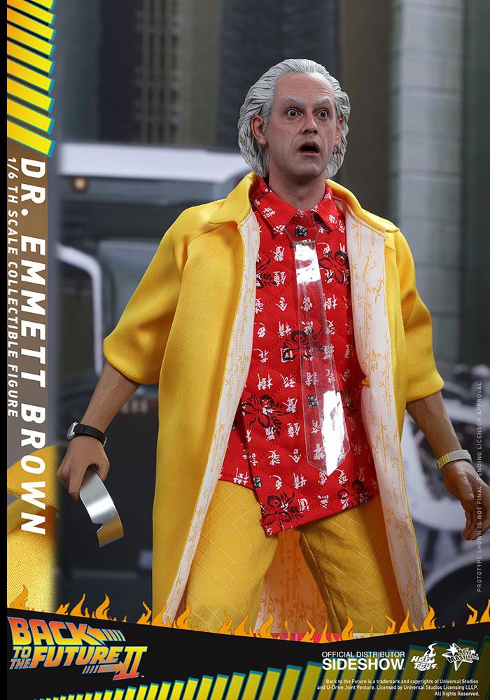 Figurine de Doc Docteur Emmett Brown du film Retour vers le Futur 2