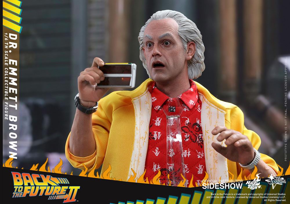 Figurine de Doc Docteur Emmett Brown du film Retour vers le Futur 2