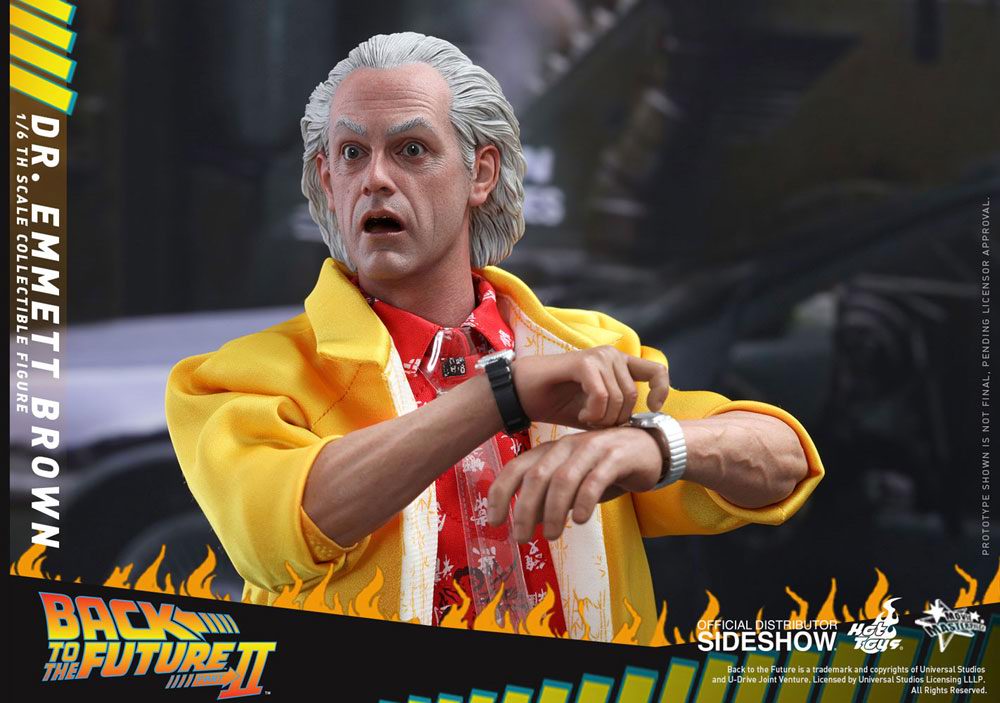 Figurine de Doc Docteur Emmett Brown du film Retour vers le Futur 2