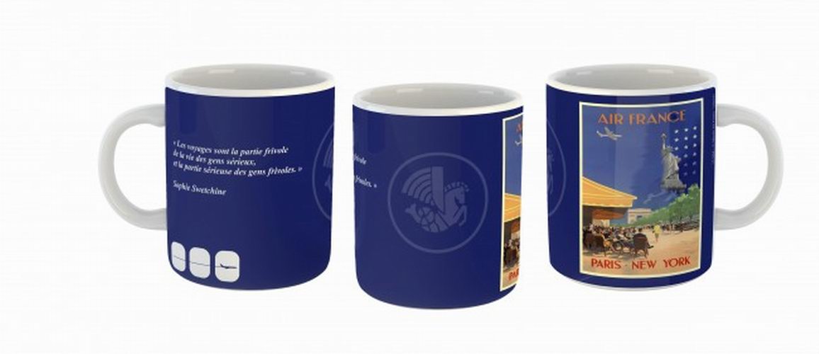 Mug Air France planisphère