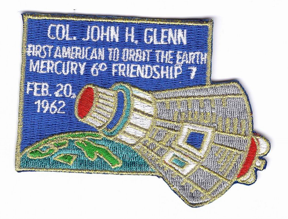 Patch NASA John GLENN Mercury 6 Friendship 7