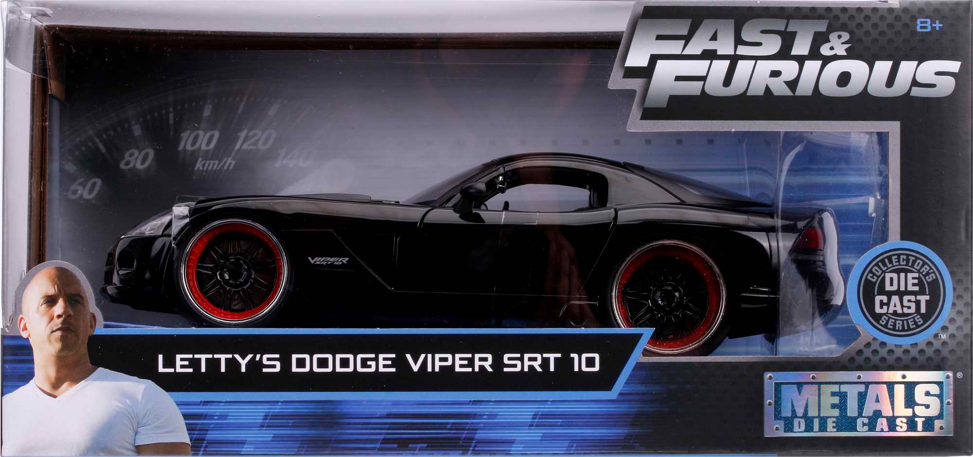 DODGE VIPER SRT-10 2003 FAST AND FURIOUS 7 LETTY 1/24 Voiture de Collection au 1/24