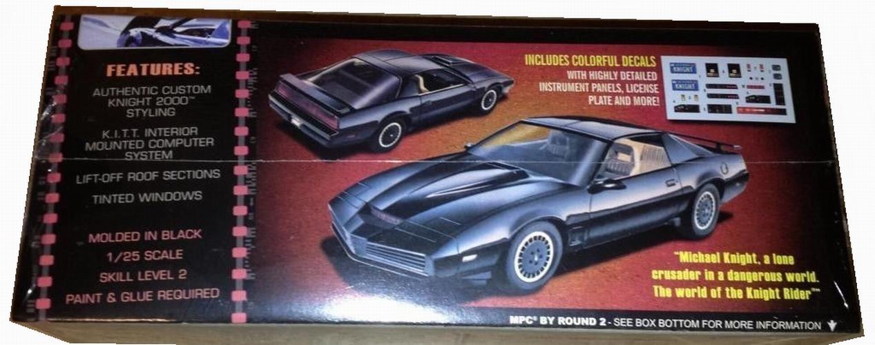 Maquette kit Voiture K2000 KITT PONTIAC FIREBIRD KNIGHT RIDER 1/25