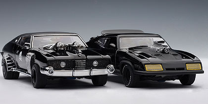 Voiture Mad Max 2 Ford Falcon XB Coupe 1973 V8 Interceptor 1/43 Autoart