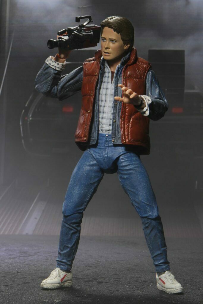 Figurine Marty skateboard walkman McFly film Retour vers le Futur I