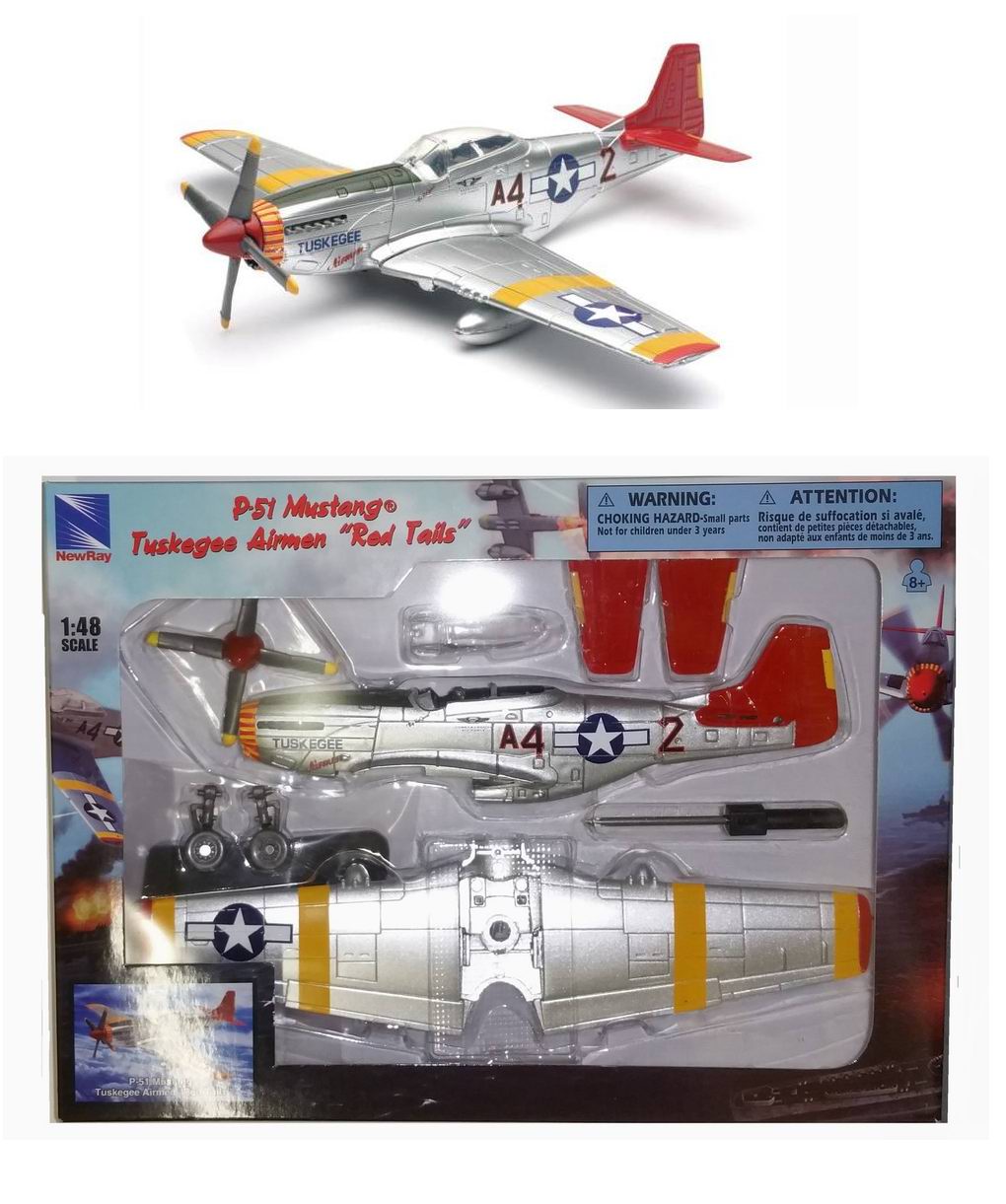 Maquette P-51D Mustang Tuskegee Red Tail jouet