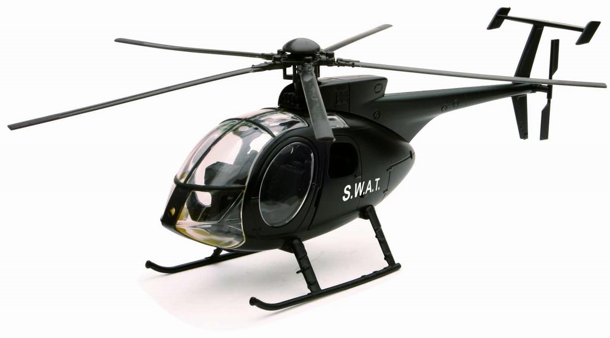 Hélicoptère Hughes NH-500 Black SWAT